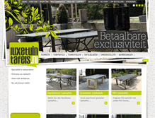 Tablet Screenshot of luxetuintafels.nl